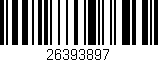 Código de barras (EAN, GTIN, SKU, ISBN): '26393897'