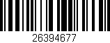 Código de barras (EAN, GTIN, SKU, ISBN): '26394677'