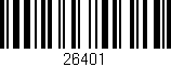 Código de barras (EAN, GTIN, SKU, ISBN): '26401'