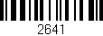 Código de barras (EAN, GTIN, SKU, ISBN): '2641'