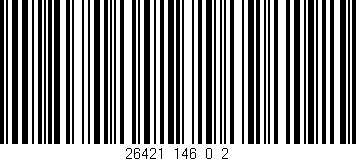 Código de barras (EAN, GTIN, SKU, ISBN): '26421_146_0_2'