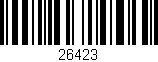 Código de barras (EAN, GTIN, SKU, ISBN): '26423'