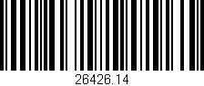 Código de barras (EAN, GTIN, SKU, ISBN): '26426.14'