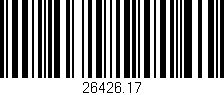 Código de barras (EAN, GTIN, SKU, ISBN): '26426.17'