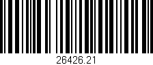 Código de barras (EAN, GTIN, SKU, ISBN): '26426.21'