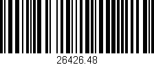 Código de barras (EAN, GTIN, SKU, ISBN): '26426.48'