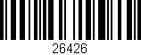 Código de barras (EAN, GTIN, SKU, ISBN): '26426'
