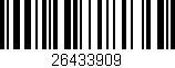 Código de barras (EAN, GTIN, SKU, ISBN): '26433909'