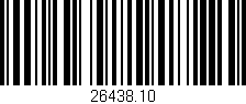 Código de barras (EAN, GTIN, SKU, ISBN): '26438.10'