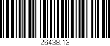 Código de barras (EAN, GTIN, SKU, ISBN): '26438.13'