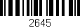Código de barras (EAN, GTIN, SKU, ISBN): '2645'