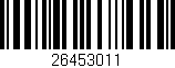 Código de barras (EAN, GTIN, SKU, ISBN): '26453011'