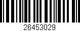 Código de barras (EAN, GTIN, SKU, ISBN): '26453029'