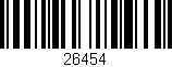 Código de barras (EAN, GTIN, SKU, ISBN): '26454'