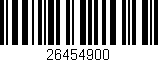 Código de barras (EAN, GTIN, SKU, ISBN): '26454900'