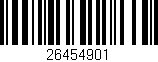 Código de barras (EAN, GTIN, SKU, ISBN): '26454901'