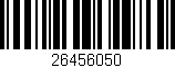 Código de barras (EAN, GTIN, SKU, ISBN): '26456050'