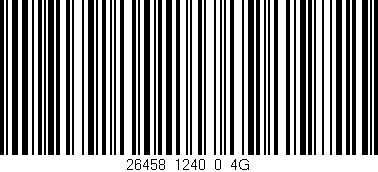 Código de barras (EAN, GTIN, SKU, ISBN): '26458_1240_0_4G'