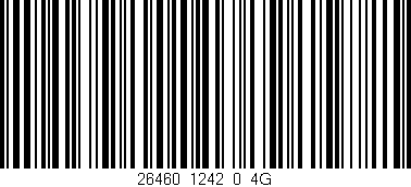 Código de barras (EAN, GTIN, SKU, ISBN): '26460_1242_0_4G'