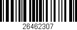 Código de barras (EAN, GTIN, SKU, ISBN): '26462307'