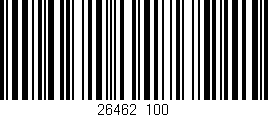 Código de barras (EAN, GTIN, SKU, ISBN): '26462/100'
