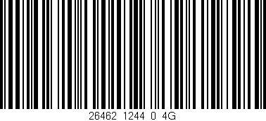 Código de barras (EAN, GTIN, SKU, ISBN): '26462_1244_0_4G'