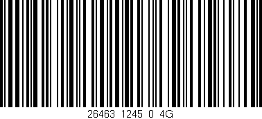 Código de barras (EAN, GTIN, SKU, ISBN): '26463_1245_0_4G'