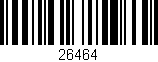 Código de barras (EAN, GTIN, SKU, ISBN): '26464'