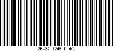 Código de barras (EAN, GTIN, SKU, ISBN): '26464_1246_0_4G'