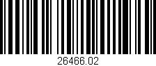Código de barras (EAN, GTIN, SKU, ISBN): '26466.02'
