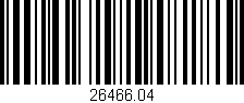 Código de barras (EAN, GTIN, SKU, ISBN): '26466.04'