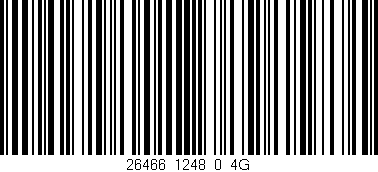 Código de barras (EAN, GTIN, SKU, ISBN): '26466_1248_0_4G'