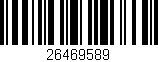 Código de barras (EAN, GTIN, SKU, ISBN): '26469589'