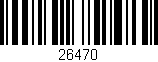 Código de barras (EAN, GTIN, SKU, ISBN): '26470'