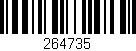 Código de barras (EAN, GTIN, SKU, ISBN): '264735'