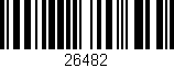 Código de barras (EAN, GTIN, SKU, ISBN): '26482'