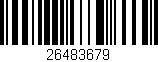 Código de barras (EAN, GTIN, SKU, ISBN): '26483679'