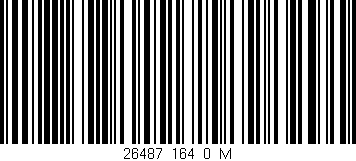 Código de barras (EAN, GTIN, SKU, ISBN): '26487_164_0_M'
