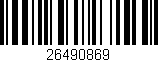 Código de barras (EAN, GTIN, SKU, ISBN): '26490869'