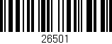 Código de barras (EAN, GTIN, SKU, ISBN): '26501'