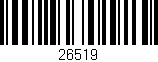 Código de barras (EAN, GTIN, SKU, ISBN): '26519'