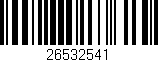 Código de barras (EAN, GTIN, SKU, ISBN): '26532541'