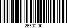 Código de barras (EAN, GTIN, SKU, ISBN): '26533.00'