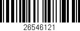 Código de barras (EAN, GTIN, SKU, ISBN): '26546121'
