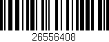 Código de barras (EAN, GTIN, SKU, ISBN): '26556408'