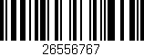 Código de barras (EAN, GTIN, SKU, ISBN): '26556767'