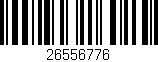Código de barras (EAN, GTIN, SKU, ISBN): '26556776'