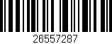 Código de barras (EAN, GTIN, SKU, ISBN): '26557287'