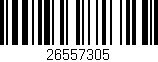 Código de barras (EAN, GTIN, SKU, ISBN): '26557305'