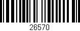 Código de barras (EAN, GTIN, SKU, ISBN): '26570'